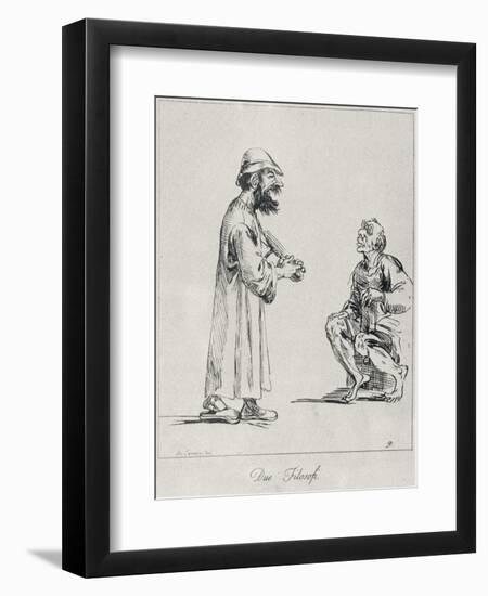 Two Philosophers, Engraved by Arthur Pond, 1739-Annibale Carracci-Framed Giclee Print