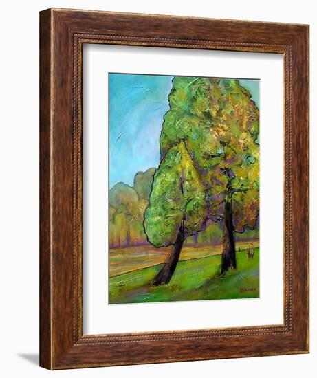 Two Pine Trees-Blenda Tyvoll-Framed Art Print