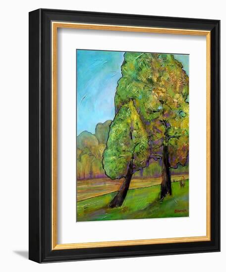 Two Pine Trees-Blenda Tyvoll-Framed Art Print