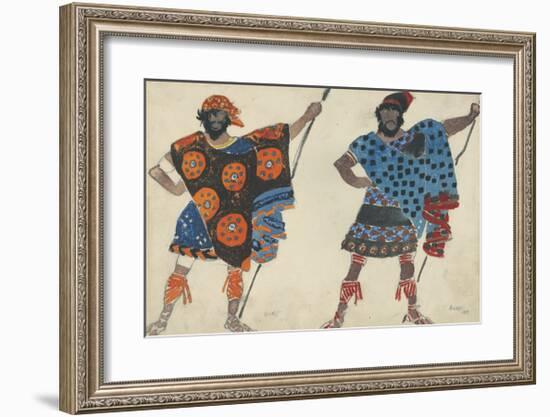 Two Pirates for Daphnis et Chloe, 1913-Leon Bakst-Framed Premium Giclee Print