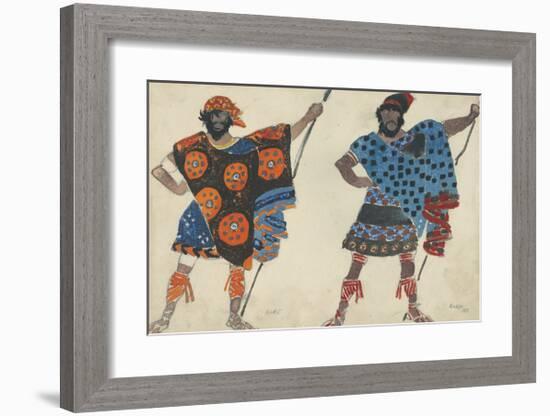 Two Pirates for Daphnis et Chloe, 1913-Leon Bakst-Framed Premium Giclee Print