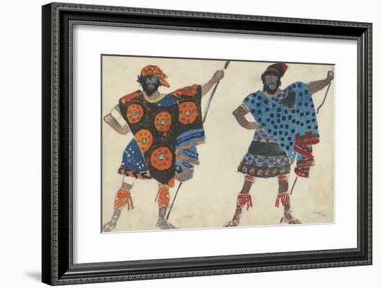 Two Pirates for Daphnis et Chloe, 1913-Leon Bakst-Framed Premium Giclee Print