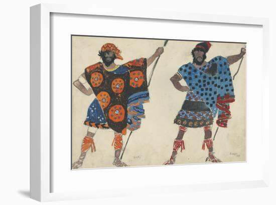 Two Pirates for Daphnis et Chloe, 1913-Leon Bakst-Framed Premium Giclee Print