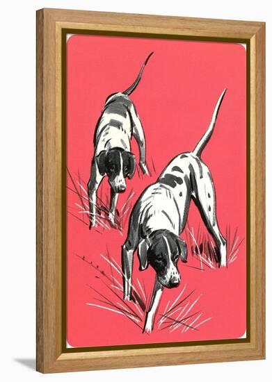 Two Pointers-null-Framed Stretched Canvas