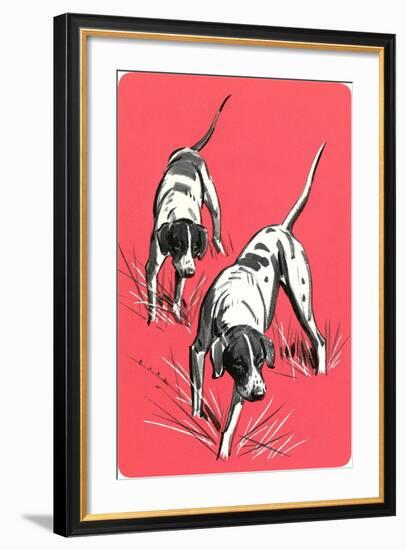 Two Pointers-null-Framed Art Print