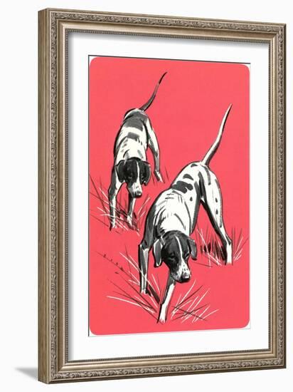 Two Pointers-null-Framed Art Print