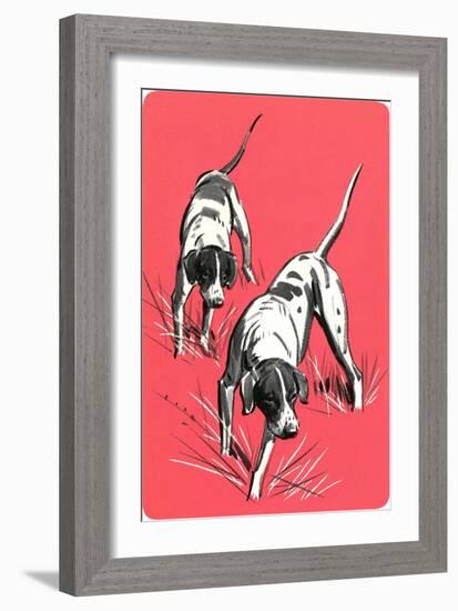 Two Pointers-null-Framed Art Print