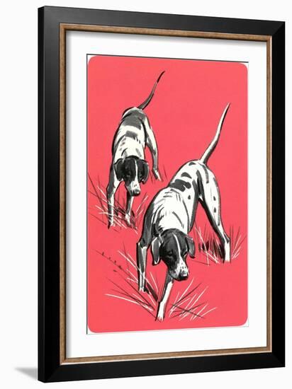 Two Pointers-null-Framed Art Print