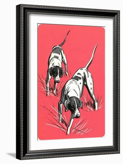 Two Pointers-null-Framed Art Print