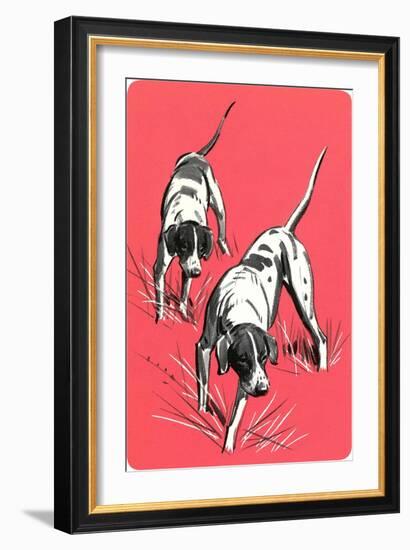 Two Pointers-null-Framed Art Print