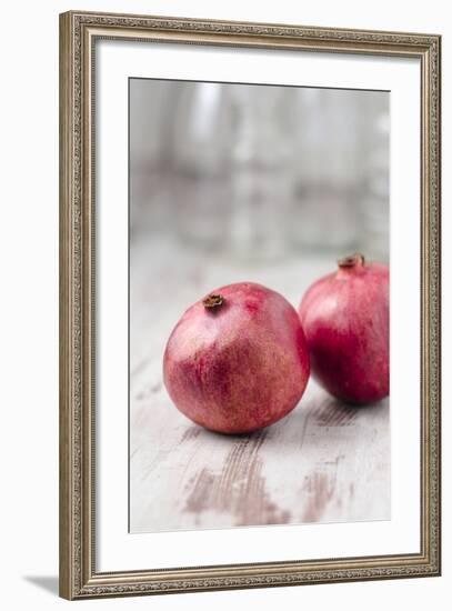 Two Pomegranates, Close-Up-Jana Ihle-Framed Photographic Print