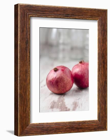 Two Pomegranates, Close-Up-Jana Ihle-Framed Photographic Print