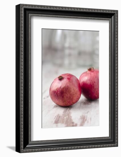 Two Pomegranates, Close-Up-Jana Ihle-Framed Photographic Print