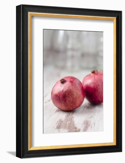 Two Pomegranates, Close-Up-Jana Ihle-Framed Photographic Print