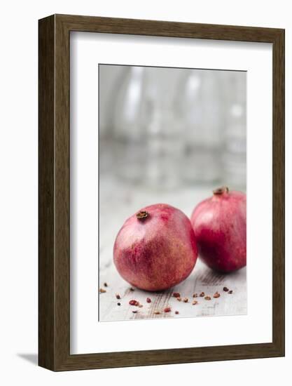 Two Pomegranates, Close-Up-Jana Ihle-Framed Photographic Print