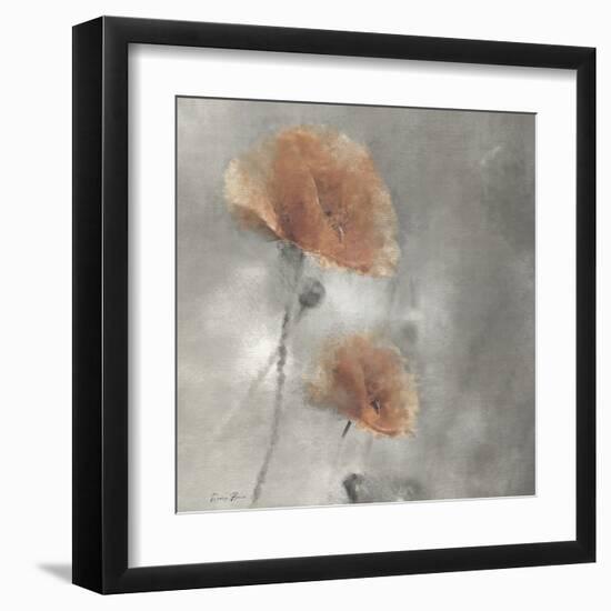 Two Poppies 1-Denise Brown-Framed Art Print