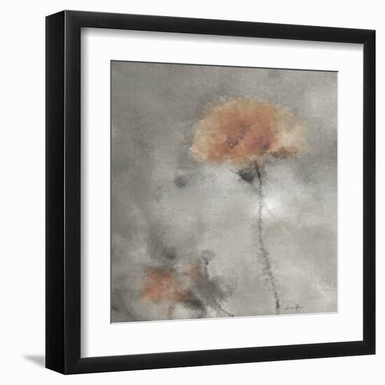 Two Poppies 2-Denise Brown-Framed Art Print
