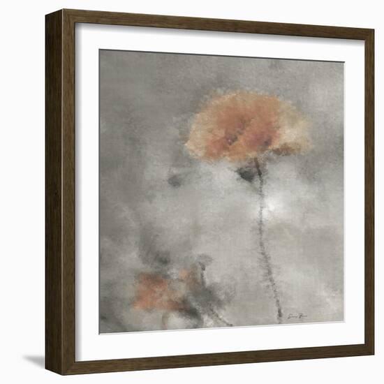 Two Poppies 2-Denise Brown-Framed Art Print