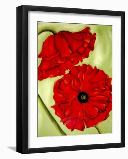 Two Poppies-Holly Carr-Framed Giclee Print