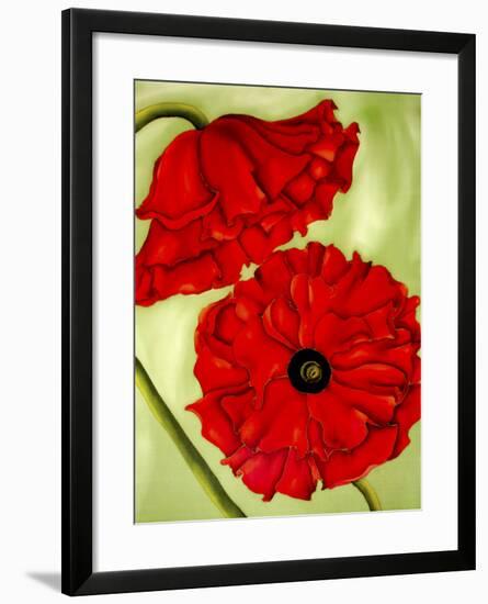 Two Poppies-Holly Carr-Framed Giclee Print