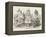 Two Queens Alice with the Two Queens-John Tenniel-Framed Premier Image Canvas