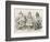 Two Queens Alice with the Two Queens-John Tenniel-Framed Photographic Print