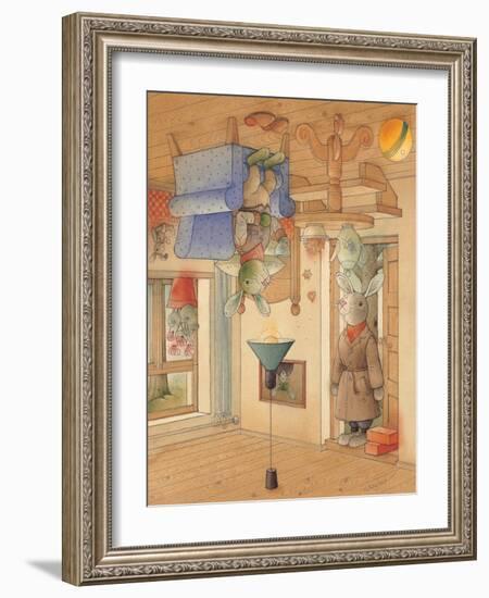 Two Rabbits, 2005-Kestutis Kasparavicius-Framed Giclee Print