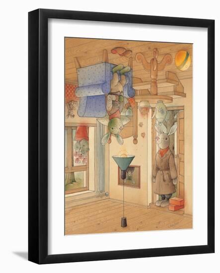 Two Rabbits, 2005-Kestutis Kasparavicius-Framed Giclee Print