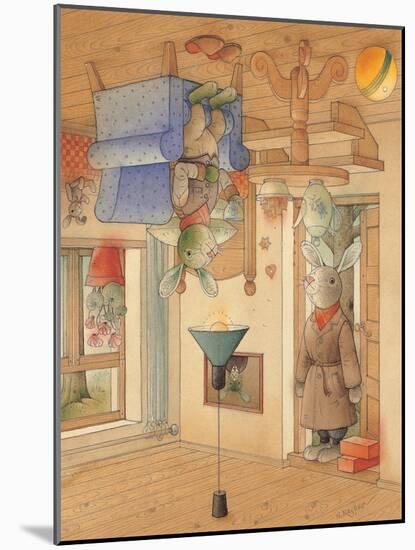 Two Rabbits, 2005-Kestutis Kasparavicius-Mounted Giclee Print