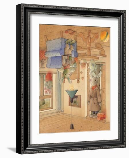 Two Rabbits, 2005-Kestutis Kasparavicius-Framed Giclee Print