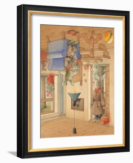 Two Rabbits, 2005-Kestutis Kasparavicius-Framed Giclee Print