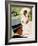 Two Race Goers Enjoy a Cooling Glass of Pimm's on a Summer's Day 20 July 1949-null-Framed Photo