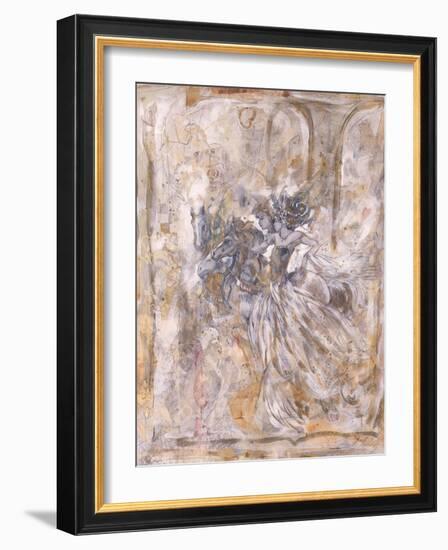 Two Racing on Horses-Marta Gottfried-Framed Giclee Print