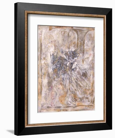 Two Racing on Horses-Marta Gottfried-Framed Giclee Print