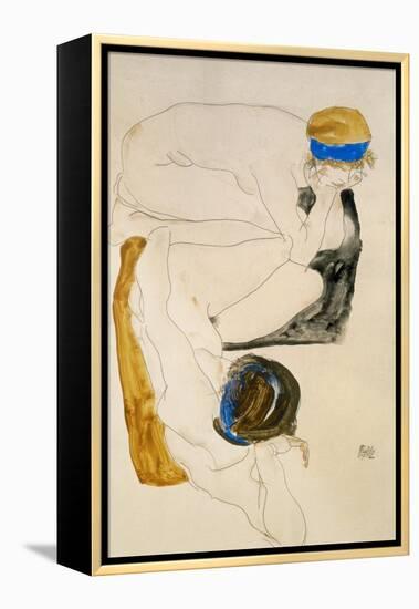 Two Reclining Figures, 1912-Egon Schiele-Framed Premier Image Canvas