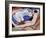 Two Reclining Nudes; Zwei Liegende Akte, 1912-Franz Marc-Framed Giclee Print