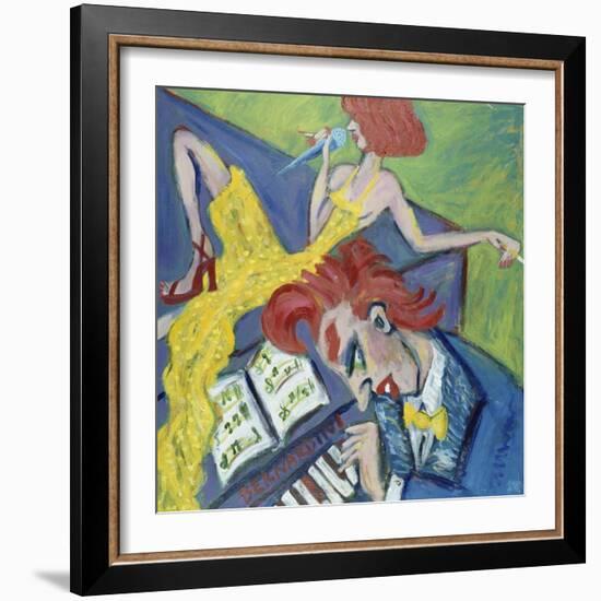 Two Red Heads and a Piano-Gina Bernardini-Framed Giclee Print