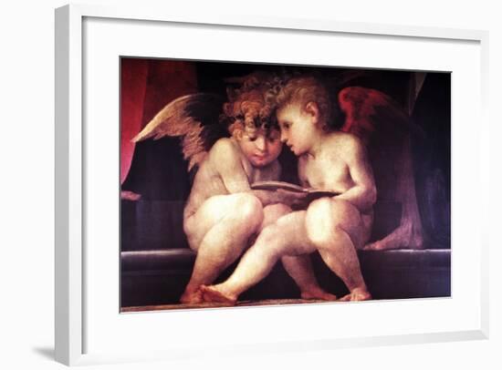 Two Redhead Cherubs-null-Framed Giclee Print