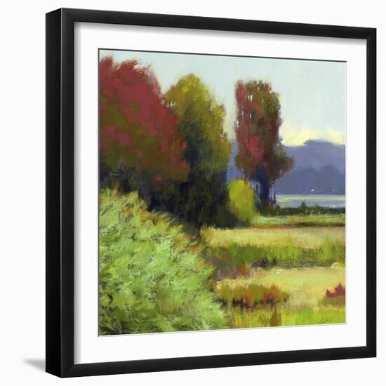 Two Reds-Lou Wall-Framed Giclee Print