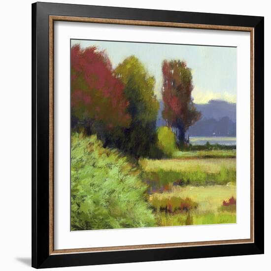 Two Reds-Lou Wall-Framed Giclee Print