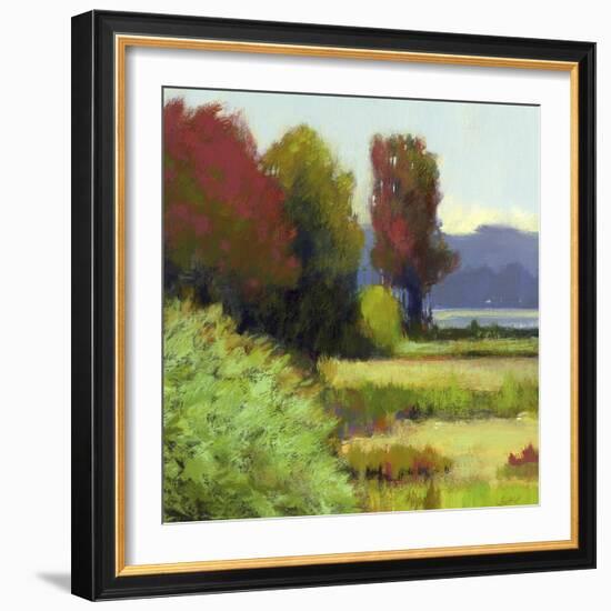 Two Reds-Lou Wall-Framed Giclee Print