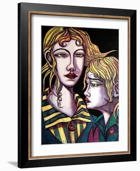 Two Revolutionaries, 2012-Adrian Wiszniewski-Framed Giclee Print