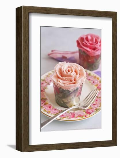 Two Rose Cupcakes-Bayside-Framed Photographic Print