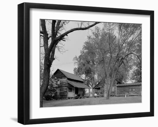 Two Rural Cabins, Madison, North Carolina-Carol Highsmith-Framed Photo