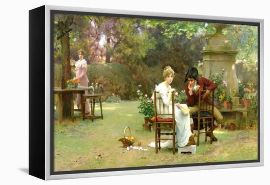 Two's Company, Three's None, 1892-Marcus Stone-Framed Premier Image Canvas