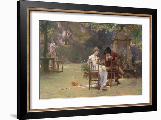 Two's Company, Three's None, C.1892-Marcus Stone-Framed Giclee Print