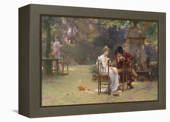 Two's Company, Three's None, C.1892-Marcus Stone-Framed Premier Image Canvas