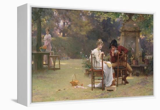 Two's Company, Three's None, C.1892-Marcus Stone-Framed Premier Image Canvas