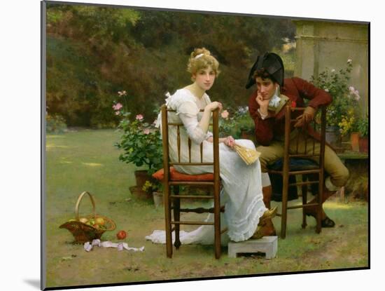 Two's Company, Three's None, Detail of the Two Lovers, 1892 (Detail)-Marcus Stone-Mounted Giclee Print