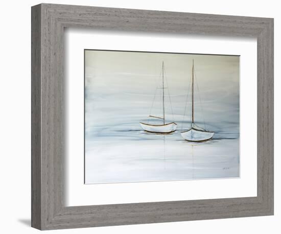 Two Sails at Rest-Yvette St. Amant-Framed Premium Giclee Print